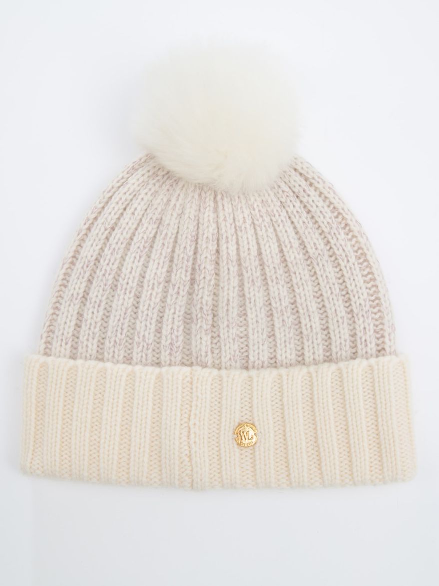 Bilde av WoolLand Moss Hat Ivory